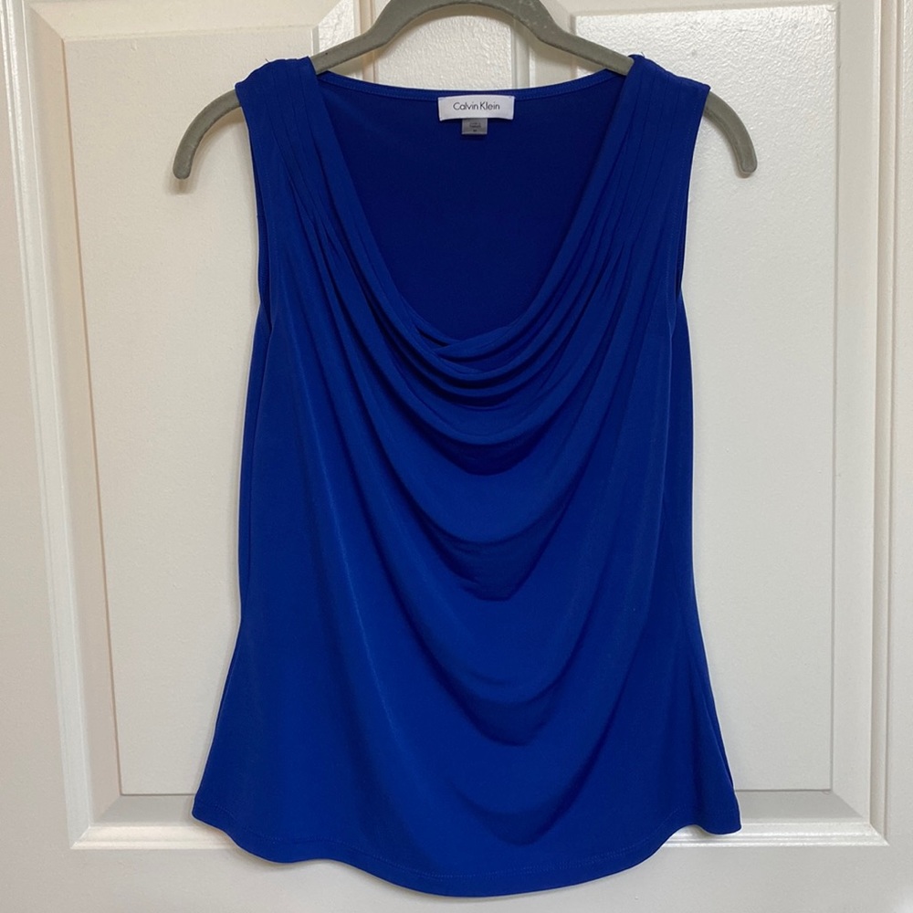 Calvin Klein Royal Blue Work Top